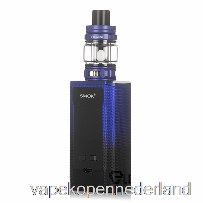 Vape Nederland Smok R-kiss 2 200w Starterkit Zwart Blauw